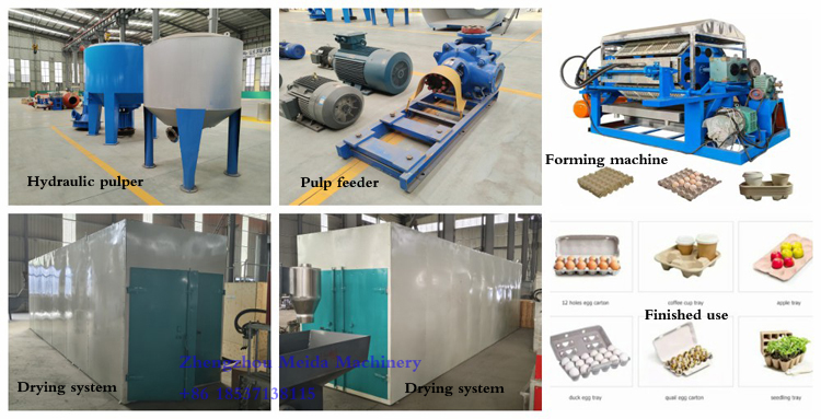 Egg tray making machine